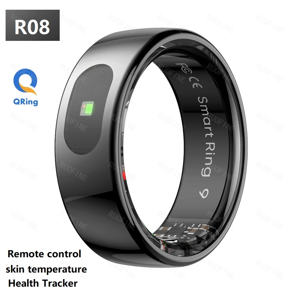 Health Monitors - خاتم R08 Qring للنساء والرجال مع