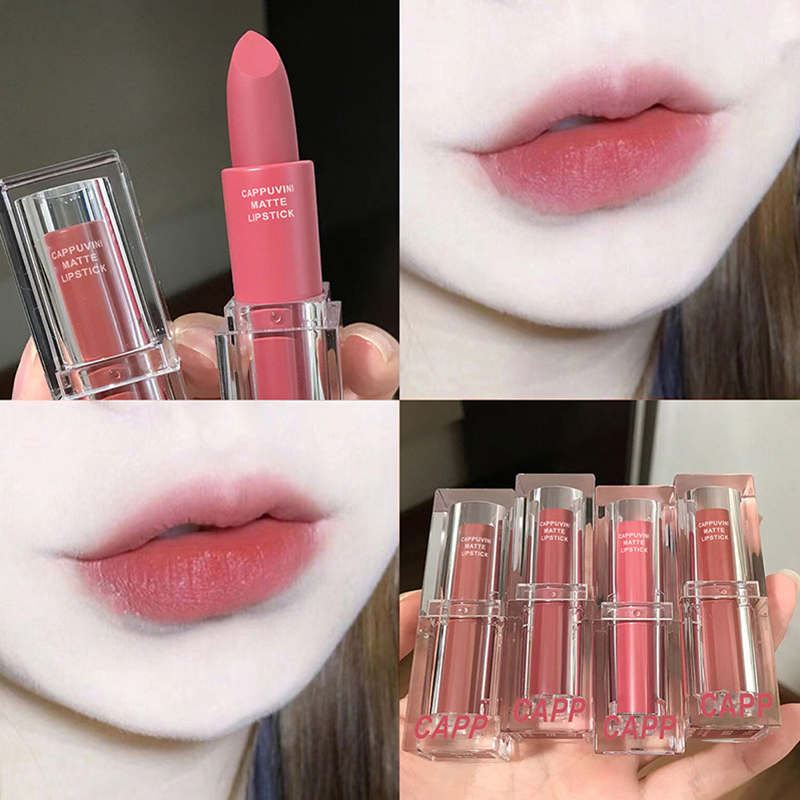 أحمر شفاه أكريليك شفاف 6 ألوان - مراجعة Matte Velvet Lip Tint Long Lasting وسعره