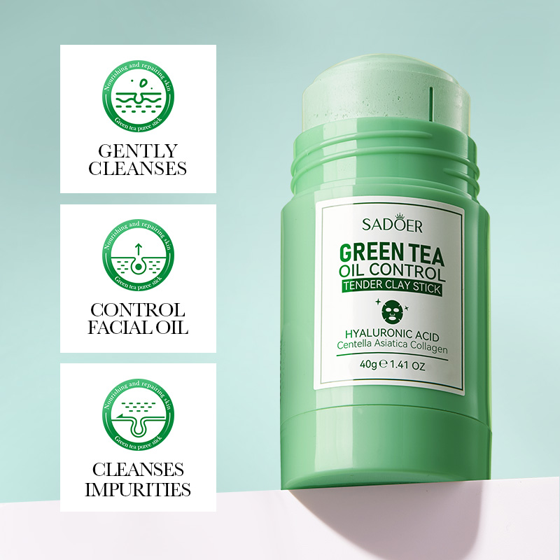 قناع طيني للوجه من سادوير، يحت - مراجعة Green Tea Cleansing Clay Mask وسعره