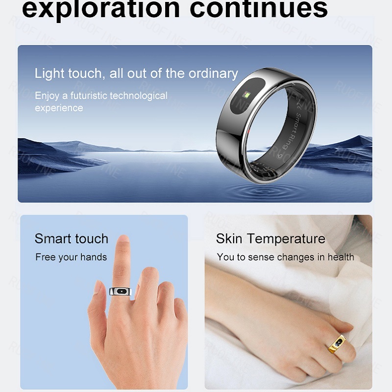 خاتم R08 Qring للنساء والرجال  - مراجعة Health Monitors وسعره
