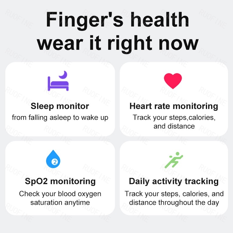 خاتم R08 Qring للنساء والرجال  - مراجعة Health Monitors وسعره