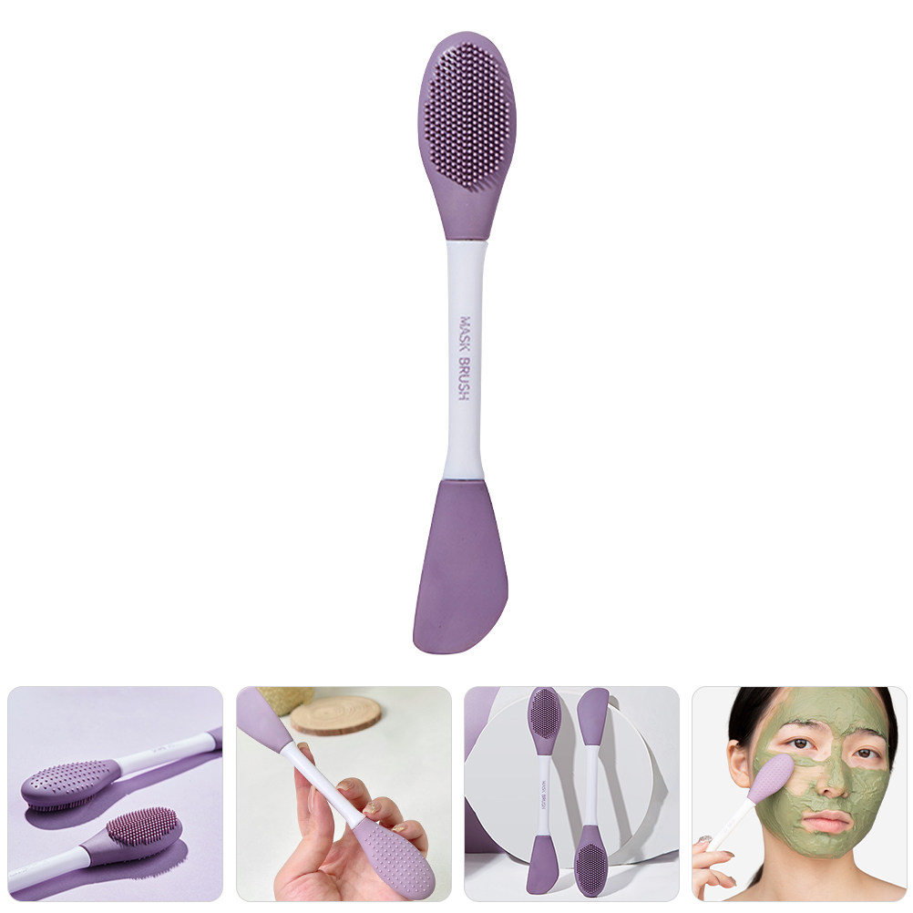 فرشاة قناع الوجه المزدوجة الرأ - مراجعة Silicone Face Scrubber Electric وسعره