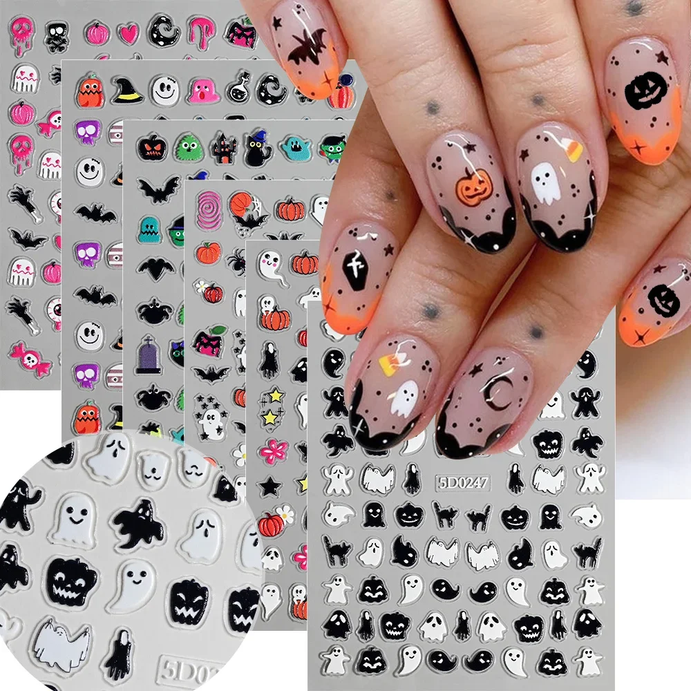 1 ورقة من ملصقات الأظافر ثلاثي - مراجعة Nail Art وسعره