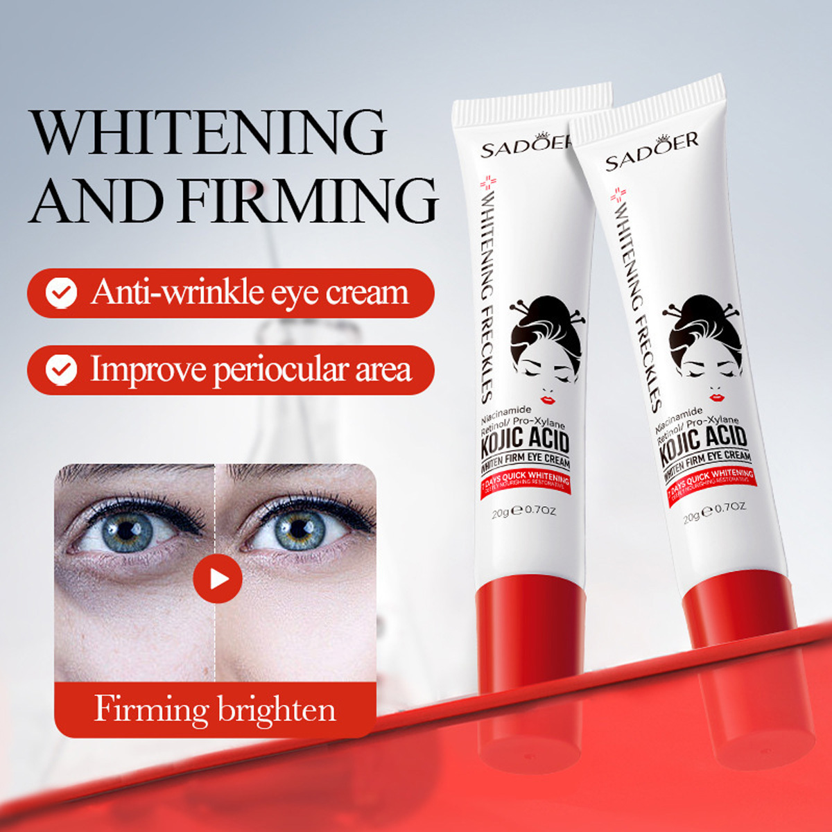 كريم العين المبيض والمزيل للبق - مراجعة Retinol Anti Wrinkle Cream وسعره