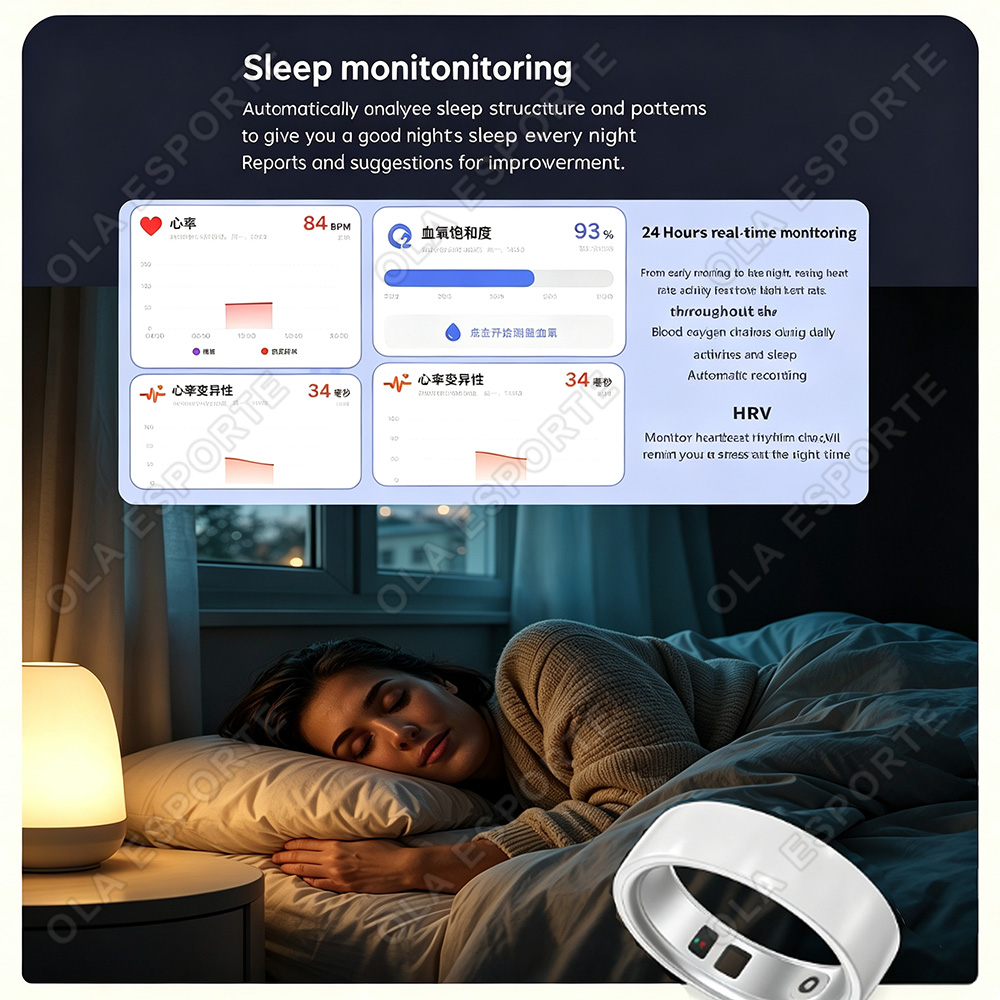 خاتم ذكي من السيراميك لمراقبة  - مراجعة Health Monitors وسعره