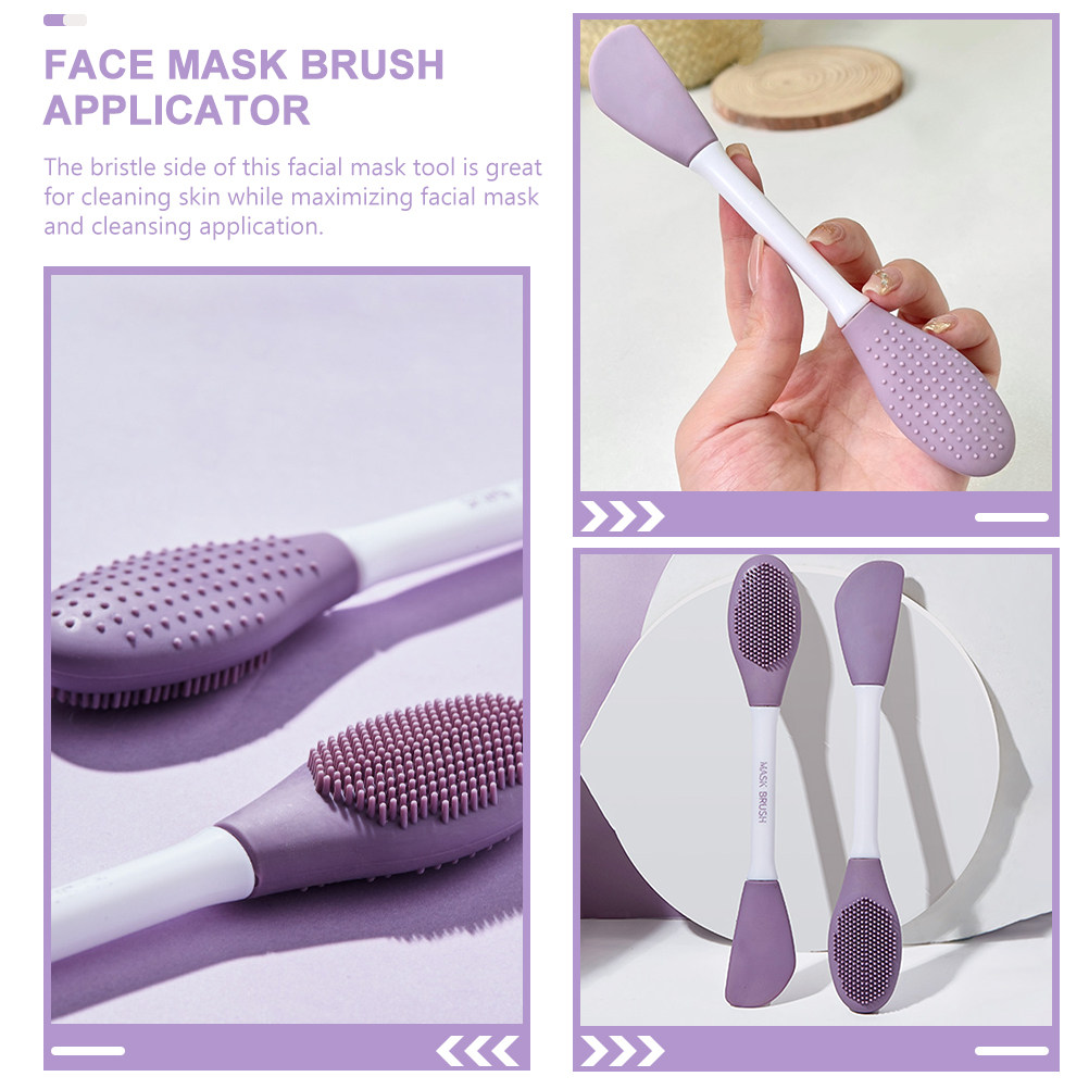 فرشاة قناع الوجه المزدوجة الرأ - مراجعة Silicone Face Scrubber Electric وسعره