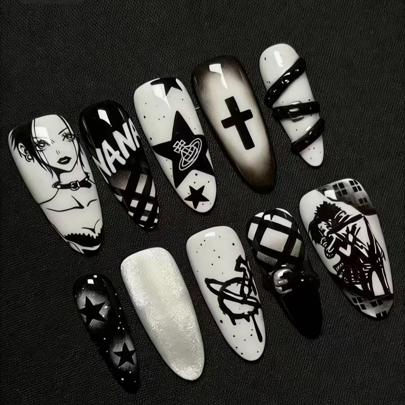 أظافر نانا بأسلوب البانك ذات ا - مراجعة Nail Art وسعره
